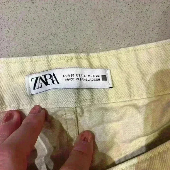 Zara yellow tye dye shorts - Picture 10 of 11